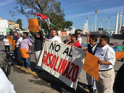 Alistan CTM y ciudadanos protestas en Tamaulipas por gasolinazos