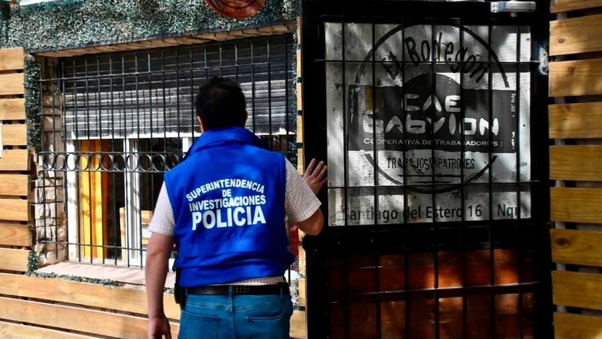 Allanamiento en la Cooperativa Viento Sur