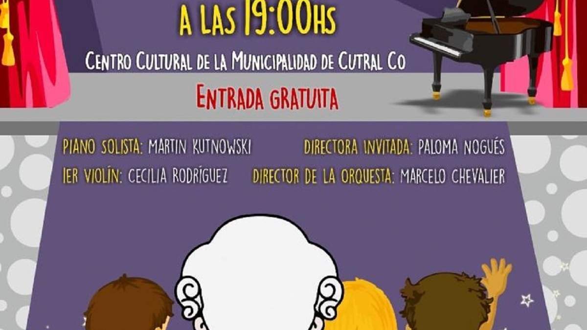 La Orquesta Infanto Juvenil de Cutral Co. Fuente: Facebook