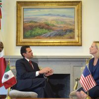 Peña se reúne con Nielsen; abordan temas de seguridad, migración y cooperación regional