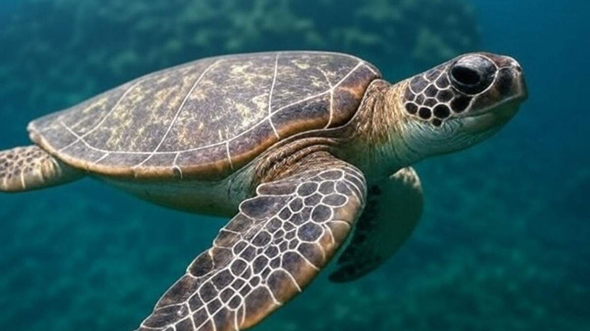 Nundi, la tortuga verde australiana rehabilitada, fue liberada en el océano con un rastreador satelital para ayudar a los investigadores a comprender el aumento de tortugas marinas enfermas.
