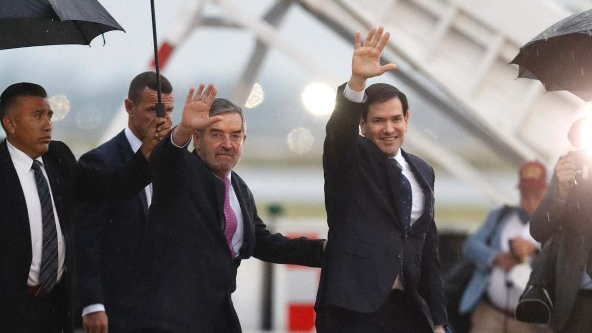 Reunión en México de Juan Ramón de la Fuente y Marco Rubio