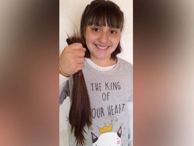 El tierno acto de una niña: dejó crecer su cabello para donarlo a pacientes con cáncer