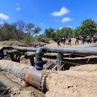 Inicia extracción de agua del río Pilón para Monterrey; buscan abatir 10% del déficit