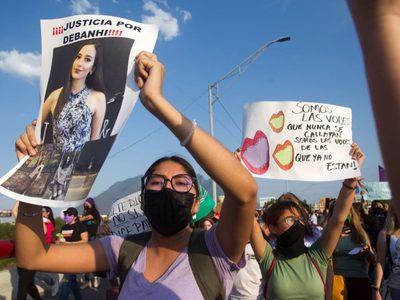 Marchan en Monterrey y San Nicolás por Debanhi y Yolanda