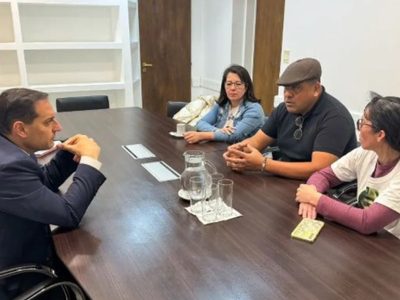 El ministro de seguridad se reunió con los padres del soldado Pablo Córdoba