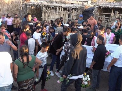 Dan último adiós a los hermanitos Perla y Dany, asesinados en Juchitán, Oaxaca