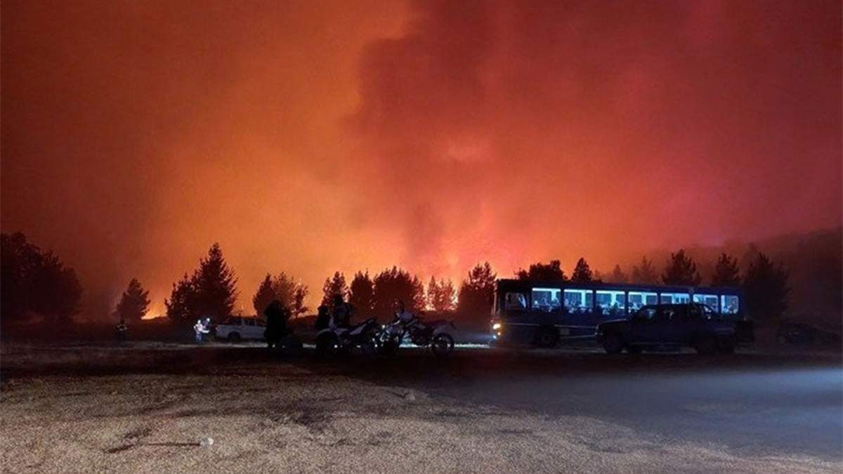 El incendio forestal en Chubut fue intencional