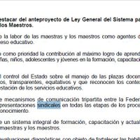 Capacitan a maestros sobre leyes inexistentes, acusa Mexicanos Primero; se atiende a una 'consulta”: SEP