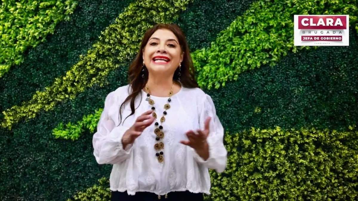 Clara Brugada, candidata de Morena al gobierno de la CDMX