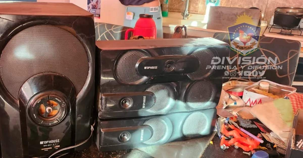 Elementos secuestrados en Cuenca XV. Fuente: (Policía de Neuquén)