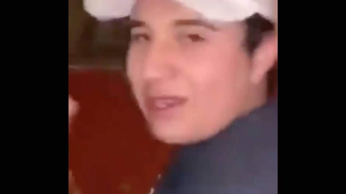Andrés Bonilla, en el video que se hizo viral