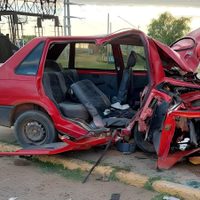 Tres heridos tras un fuerte choque en Plaza Huincul
