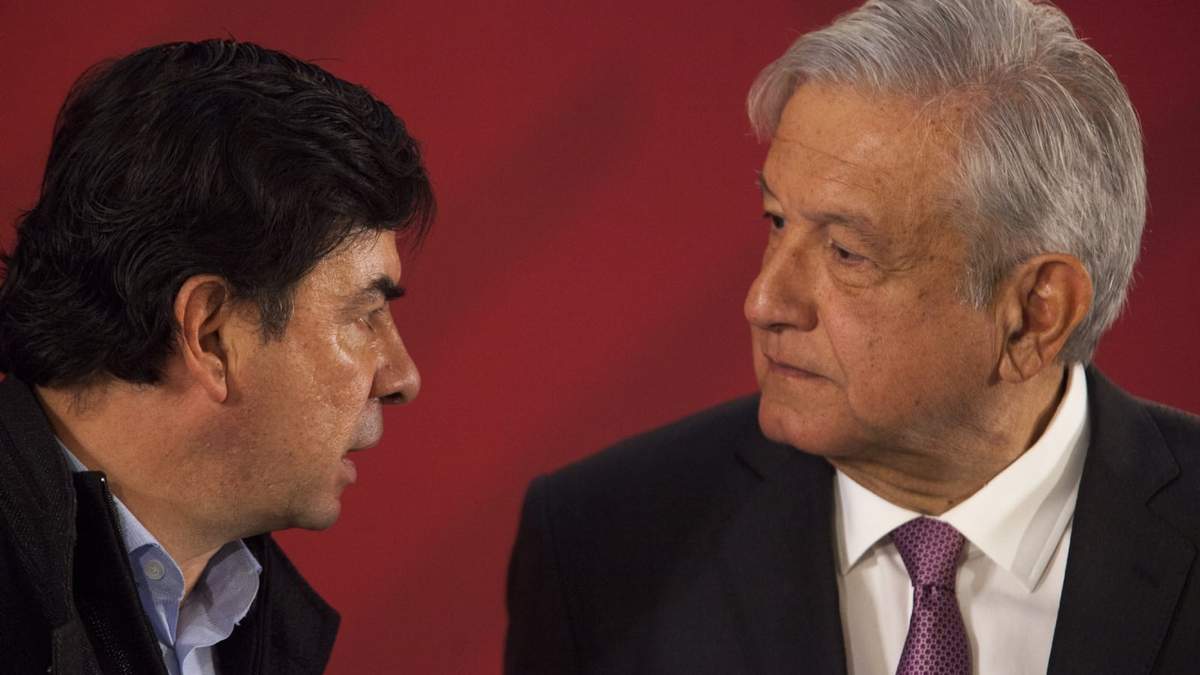 Jesús Ramírez y el presidente Andrés Manuel López Obrador
