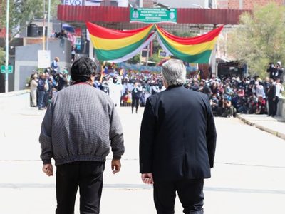 El retorno de Evo Morales a Bolivia después de un año de exilio: fiesta en Villazón