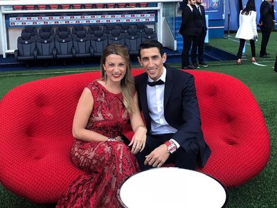 Un retrato perfecto: Jorgelina Cardoso y Di María vivieron un gran momento en su fabuloso escape
