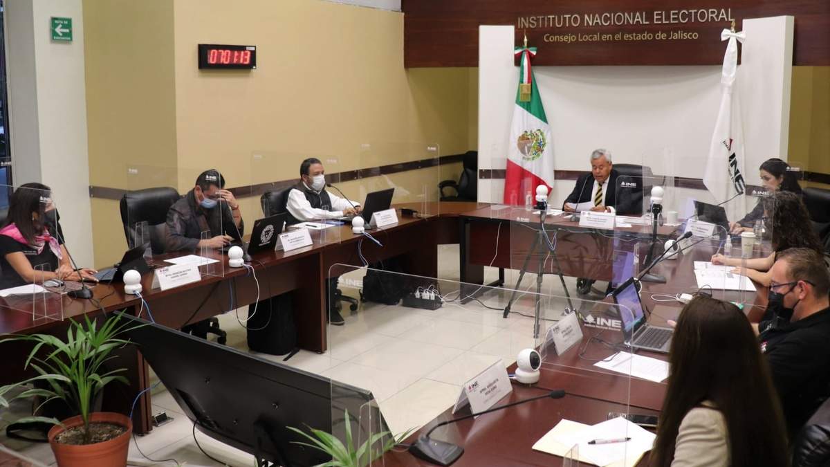 Sesión del Consejo local del INE en Jalisco