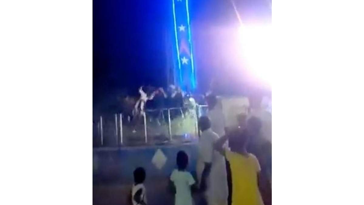Accidente en juego mecánico en la India
