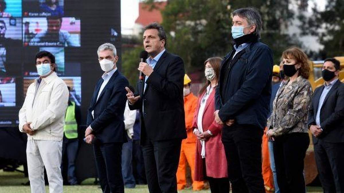 Sergio Massa, en Río Negro. Fuente: (Twitter)