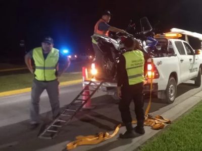 Incautan 103 vehículos y detectan 25 casos de alcoholemia positiva en un encuentro de motos en la Isla 132