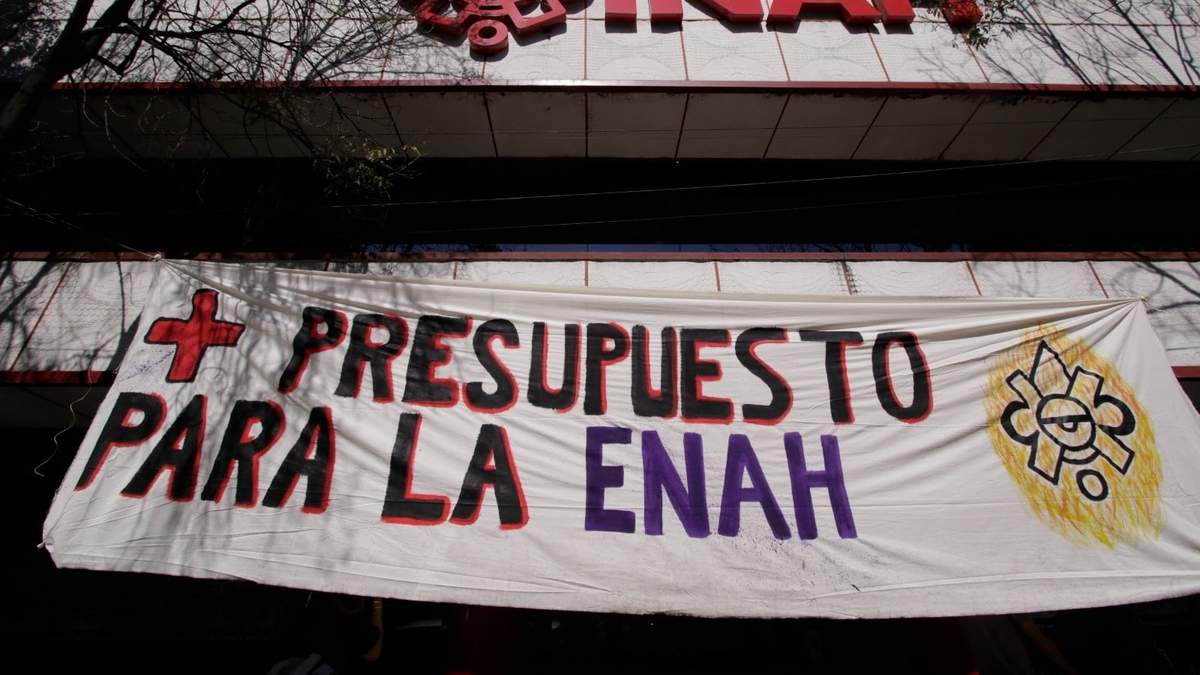 La comunidad de la ENAH pedía desde enero de 2022 más presupuesto