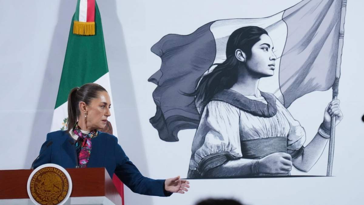 Claudia Sheinbaum en la conferencia mañanera