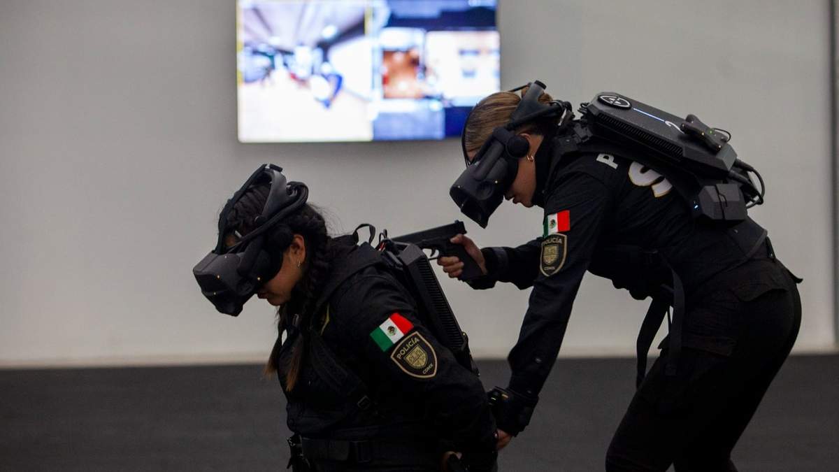 Realidad virtual para policías de la CDMX