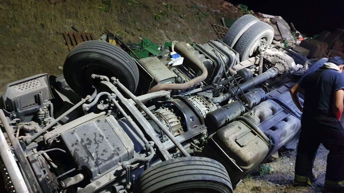 Tremendo vuelco sobre ruta 237