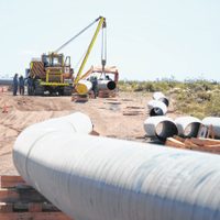 Mendoza: Fernández Sagasti destacó la importancia de la obra de empalme del gasoducto GasAndes