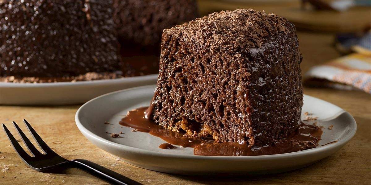 Torta húmeda de chocolate. Fuente: (Instagram)