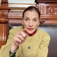 Gutiérrez Müller y Sheinbaum desmienten audio sobre "estado de emergencia"