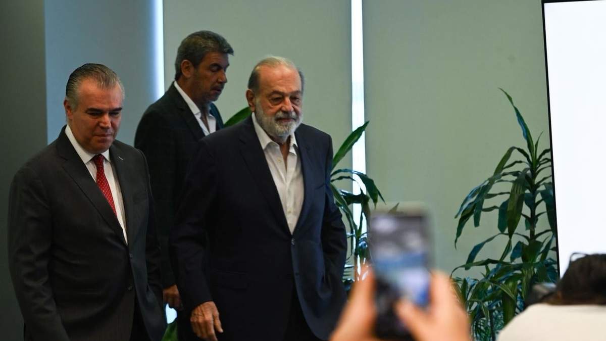 Francisco Cervantes, Arturo Elías Ayub y Carlos Slim
