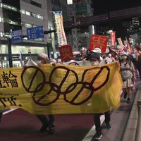 La otra cara de los Juegos Olímpicos de Tokio: así fueron las protestas durante la inauguración