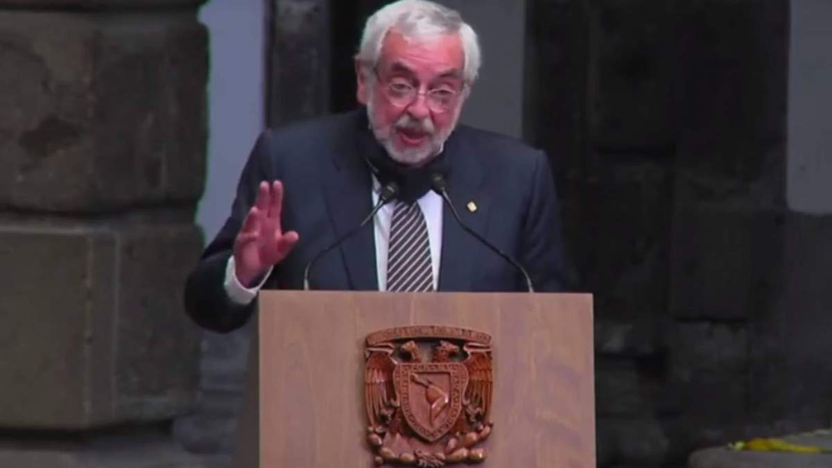 El rector de la UNAM , Enrique Graue