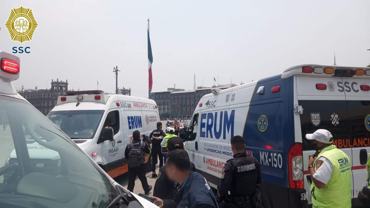 Policías afectados