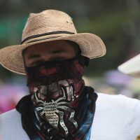 Maestros protestan en Chilpancingo y en Oaxaca