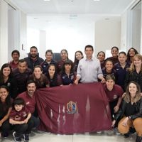 Presentaron el equipo de fútbol femenino del Club Confluencia que participará en la Copa Federal