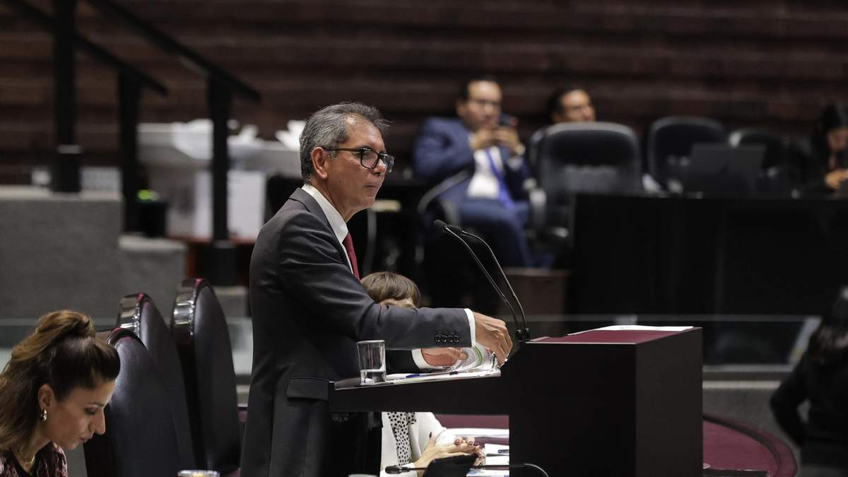 Édgar Amador en la comparecencia