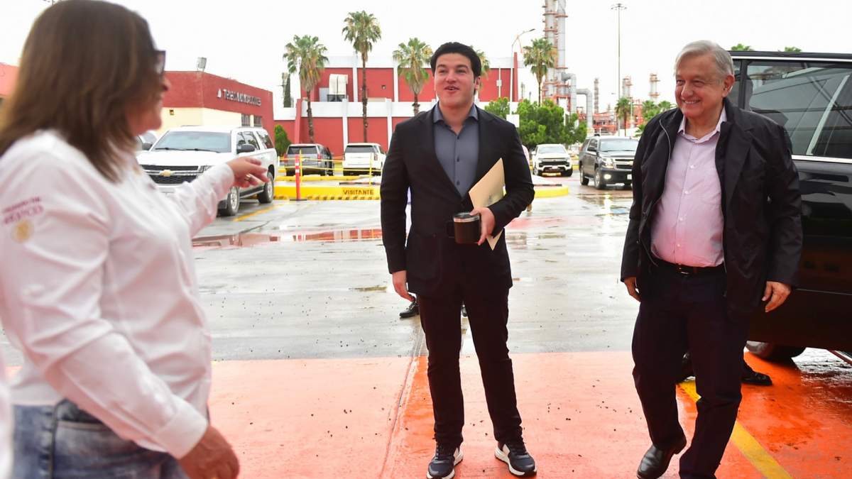 El presidente Andrés Manuel López Obrador y Samuel García