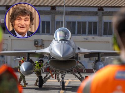 Javier Milei recibirá los nuevos aviones F-16 y volarán por la Ciudad de Buenos Aires