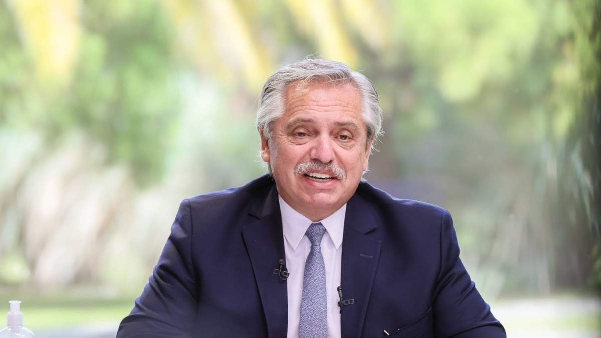 El presidente Alberto Fernández. Fuente: (Twitter)