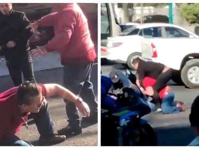 Alfredo Adame recibe otra paliza en una pelea callejera (Video)