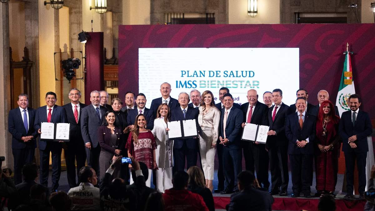 En inversión de salud, no hay límites, dice Américo ante AMLO y gobernadores