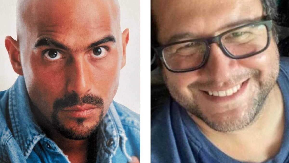 El actor Héctor Suárez Gomís y José Ramón López Beltrán