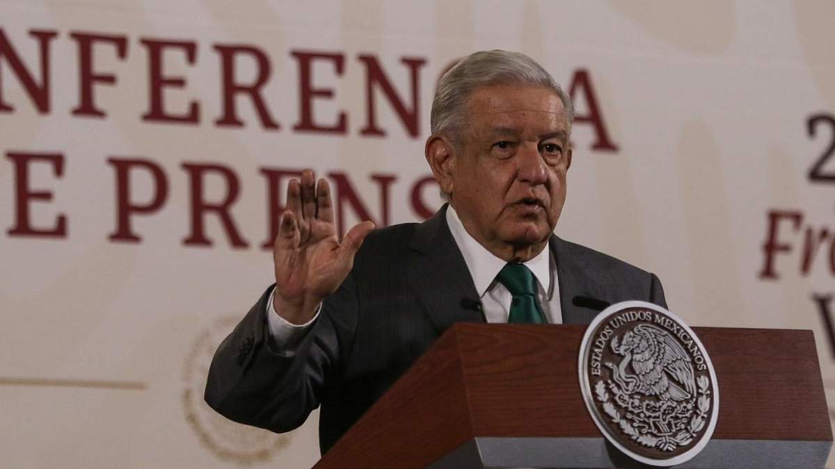 El presidente en su conferencia