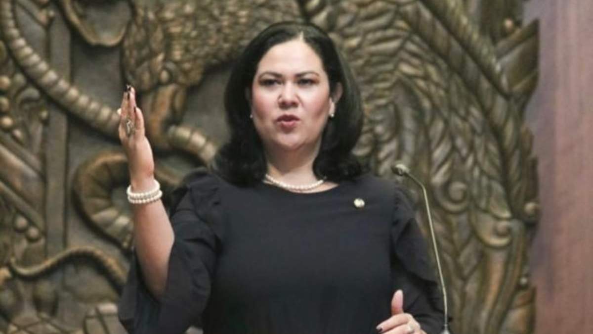 La senadora Alejandra León Gastélum renunció a Morena