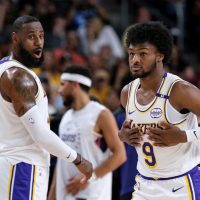 LeBron y Bronny James se convierten en la primera dupla padre-hijo que juega en la NBA