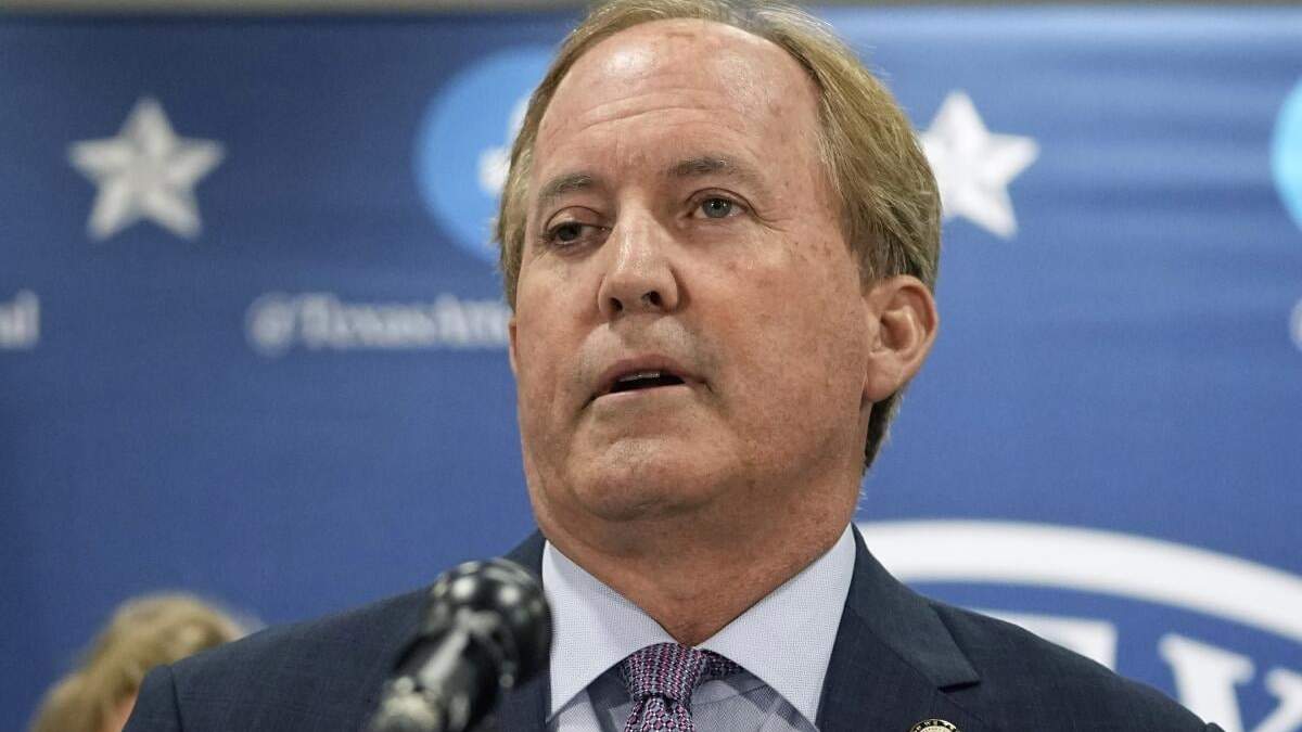 El fiscal general de Texas Ken Paxton en Austin, Texas