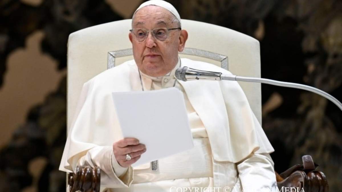 El Papa Francisco en la audiencia general de este miércoles 15 de enero de 2025