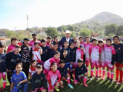 Gobernador Durazo abre puertas al futbol profesional con visorías para jóvenes sonorenses